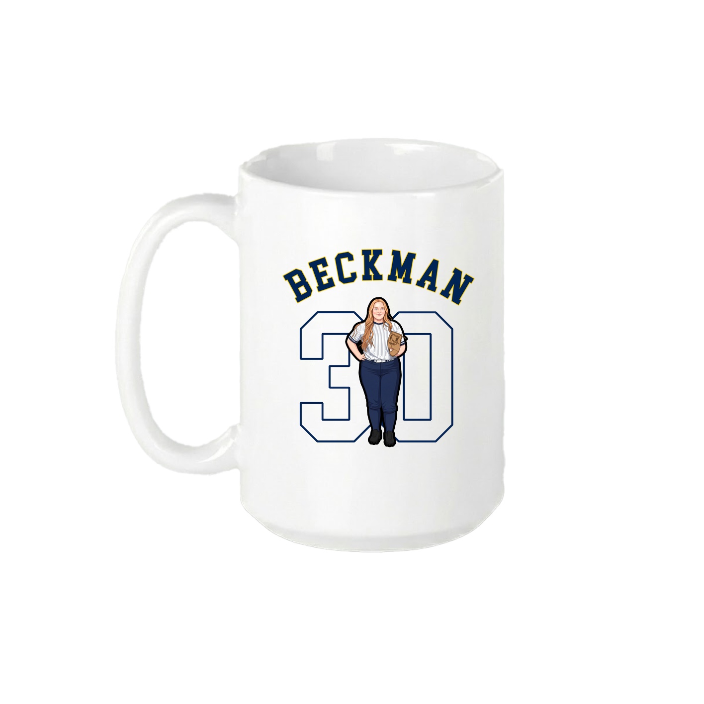 15oz Coffee Mug — Shirsey Arch in White
