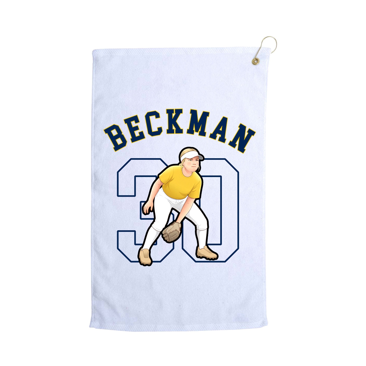 Golf Towel — Shirsey Arch in White