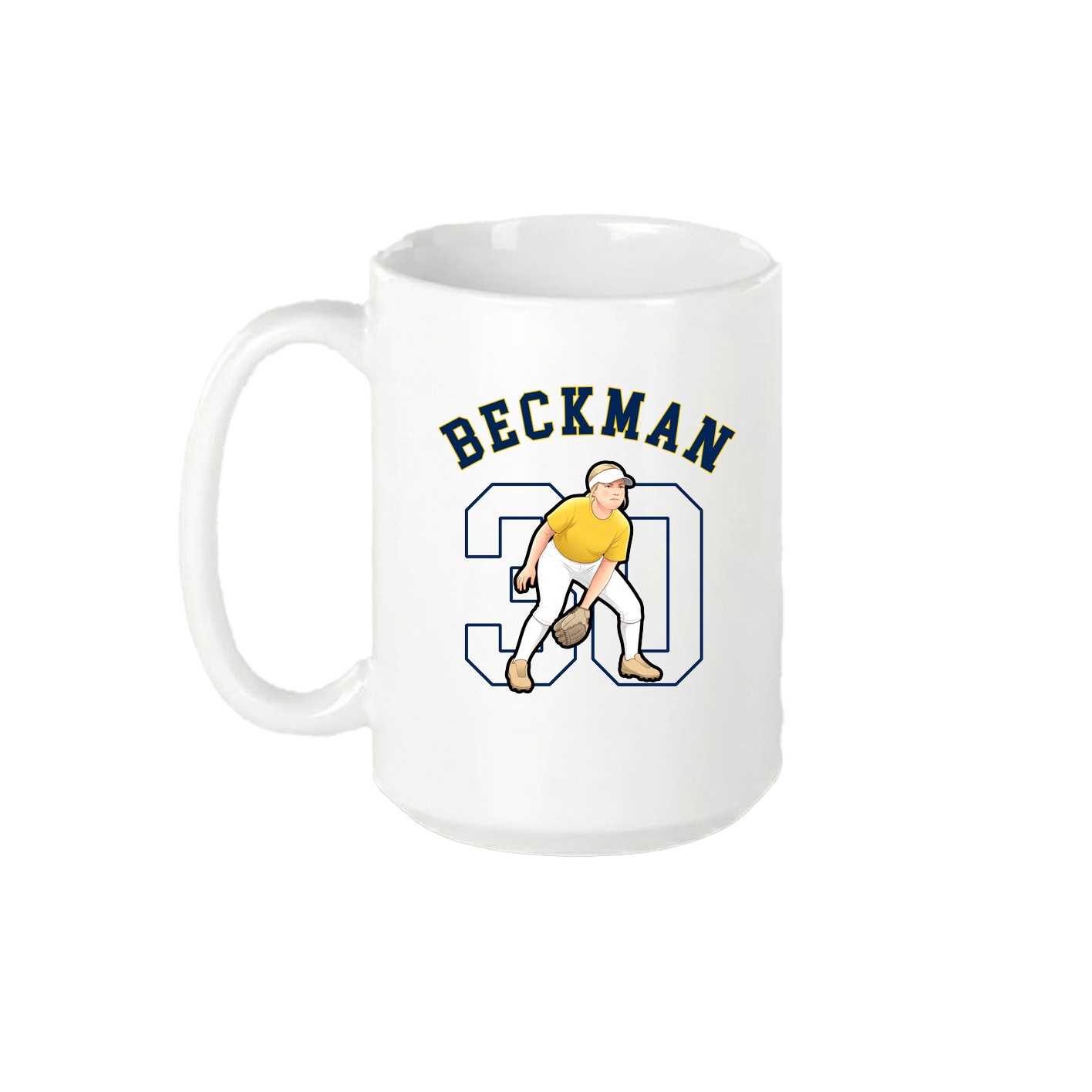 15oz Coffee Mug — Shirsey Arch in White