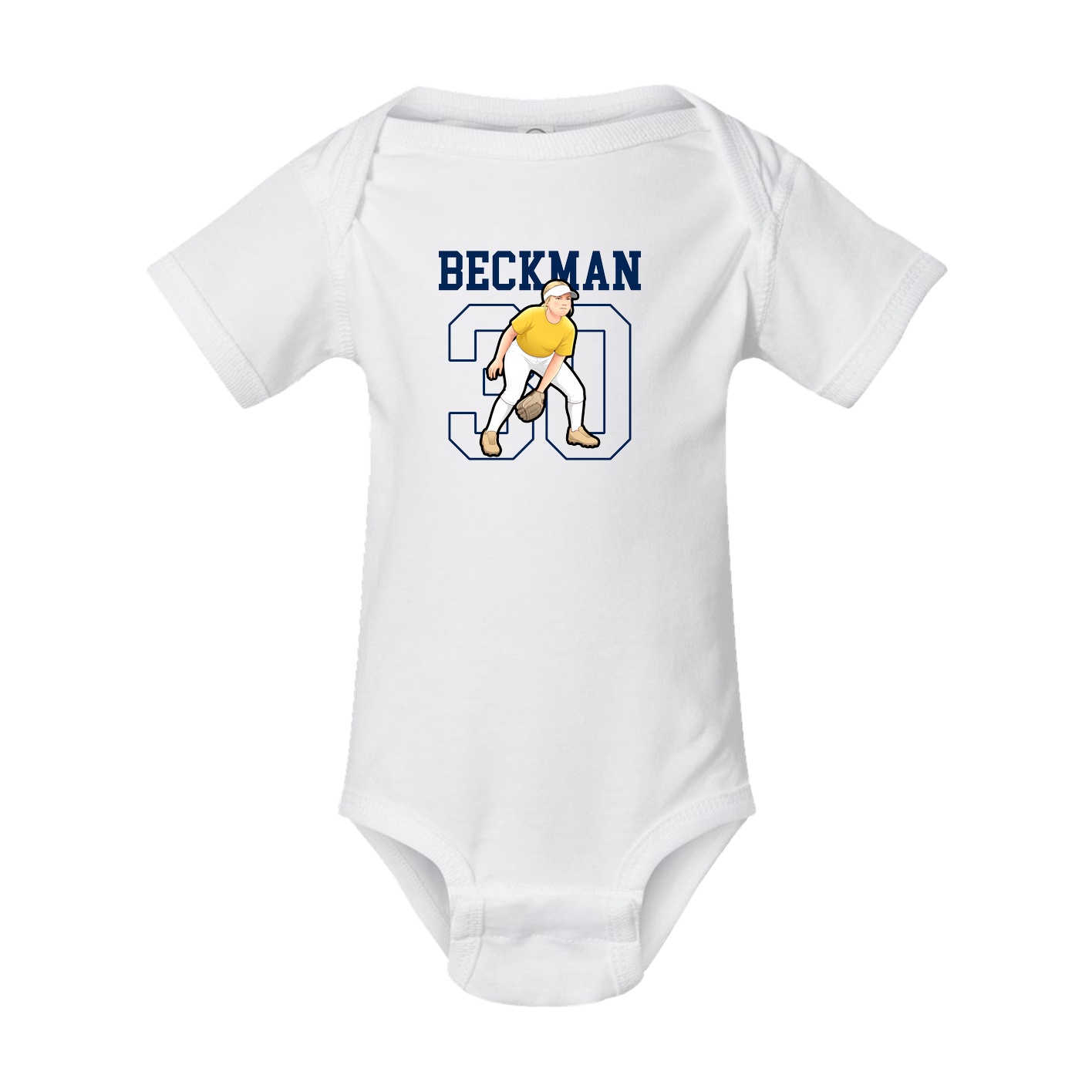 Baby Onesie — Shirsey in White