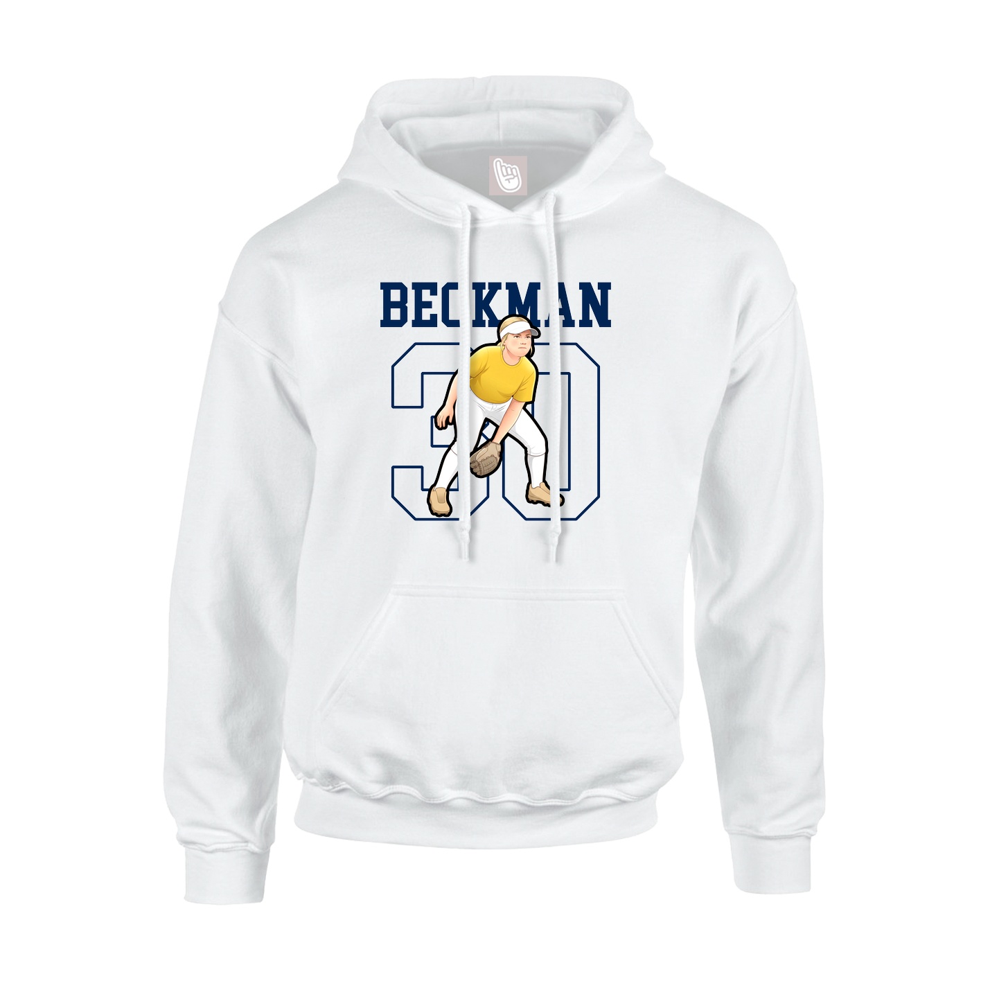 Hoodie — Shirsey in White