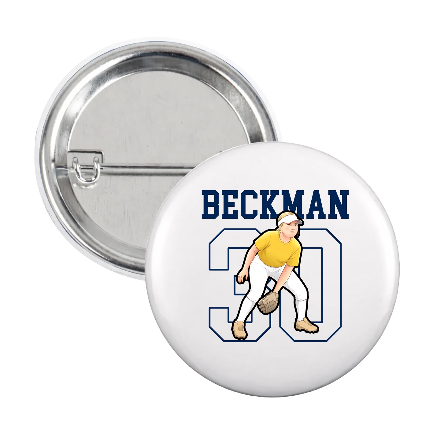 Game Day Button — Shirsey in White