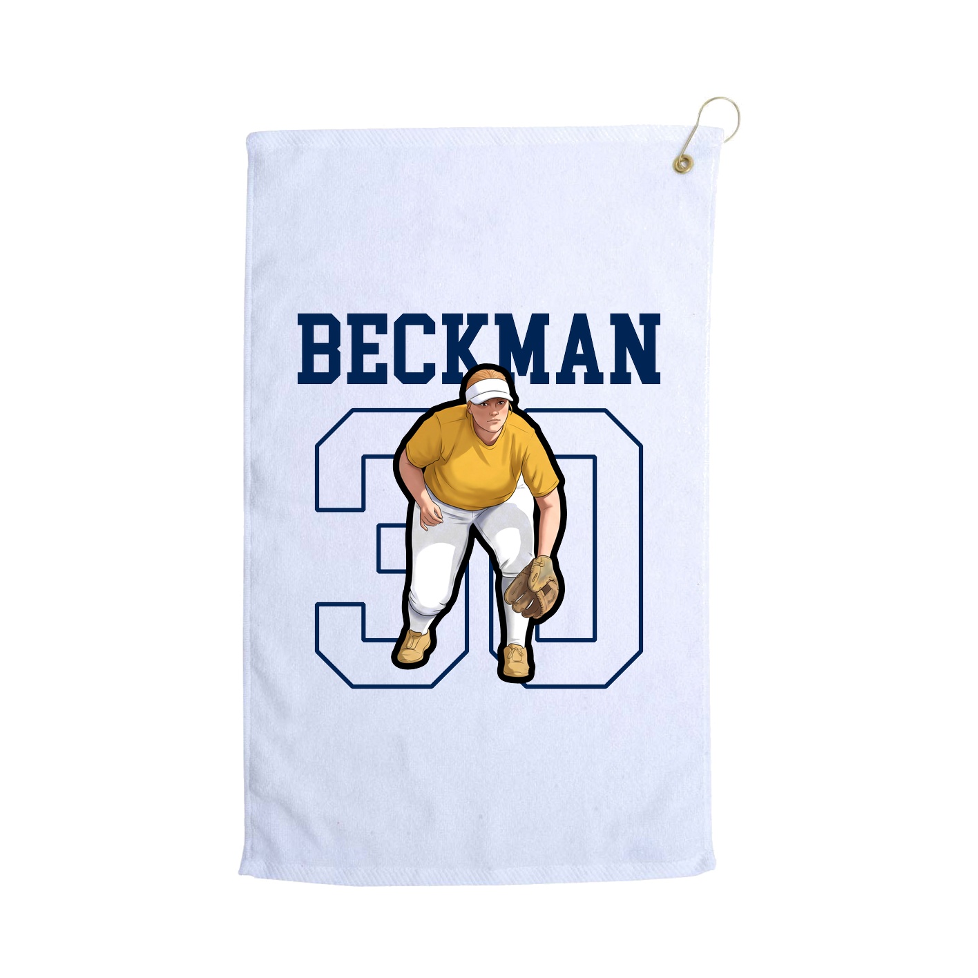 Golf Towel — Shirsey in White