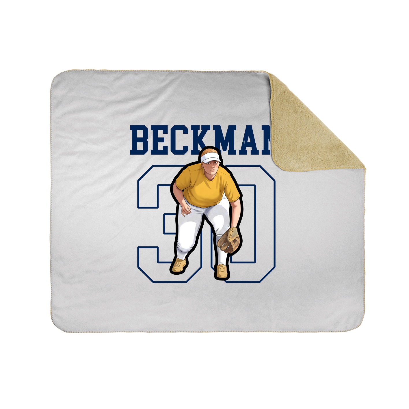 Throw Blanket — Shirsey in White