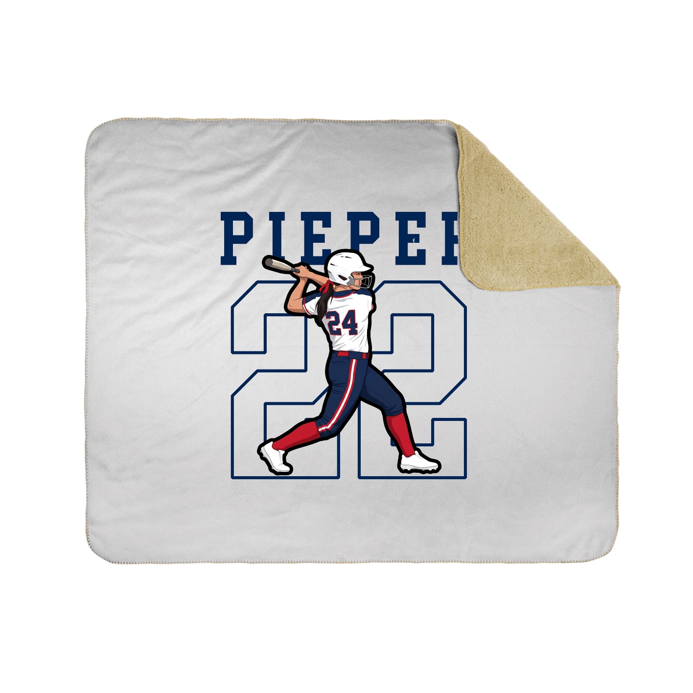 50x60 Sherpa Lined Throw Blanket