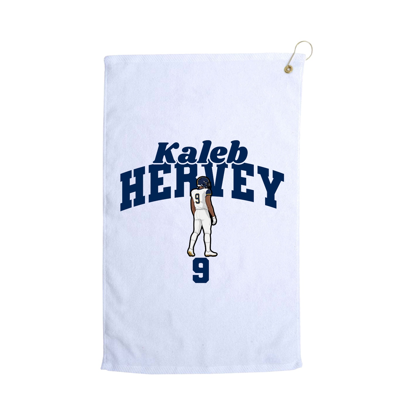 Golf Towel — Signature Arch in White