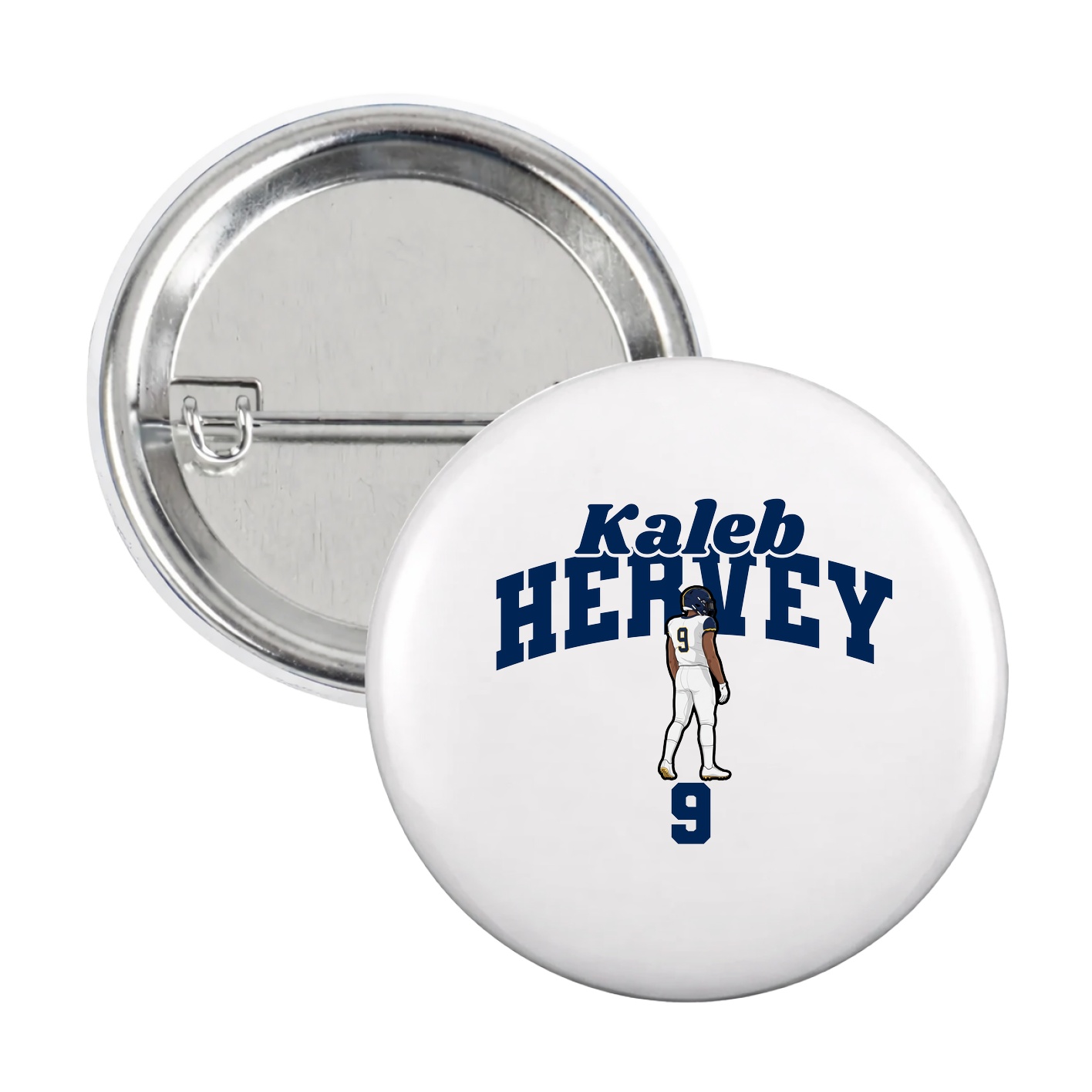Game Day Button — Signature Arch in White