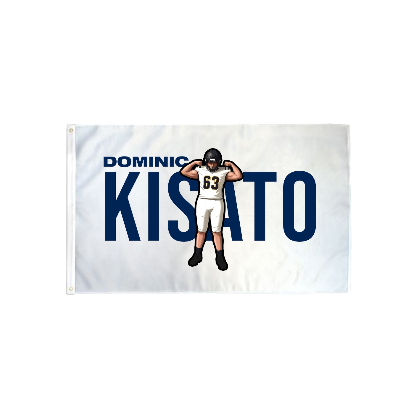 3x5 Flag — Player Name in Classic