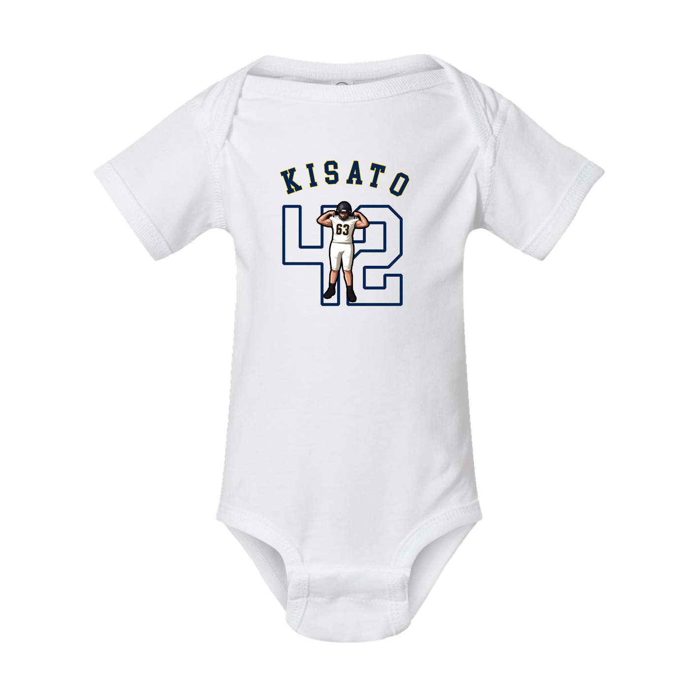Baby Onesie — Shirsey Arch in White