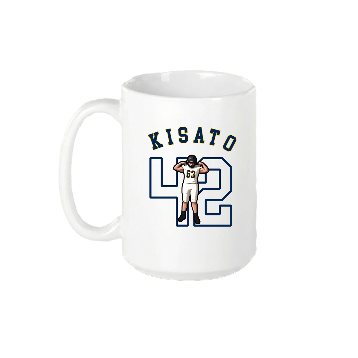 15oz Coffee Mug — Shirsey Arch in White