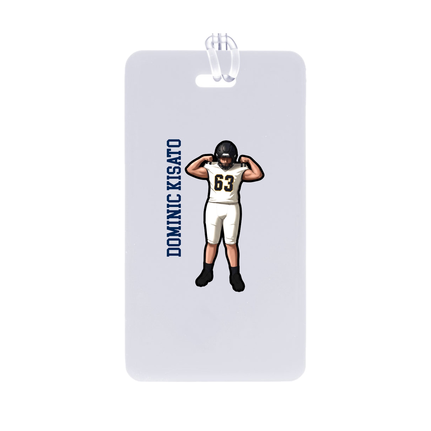 Bag Tag — Name Vertical in Classic