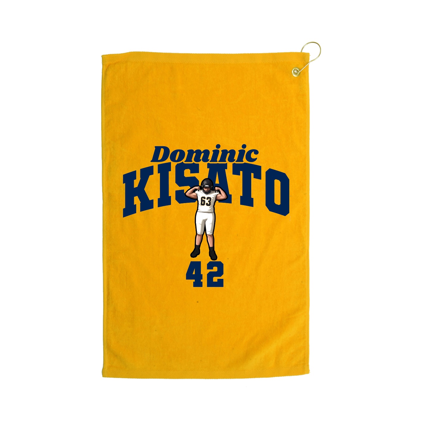 Golf Towel — Signature Arch in Gold