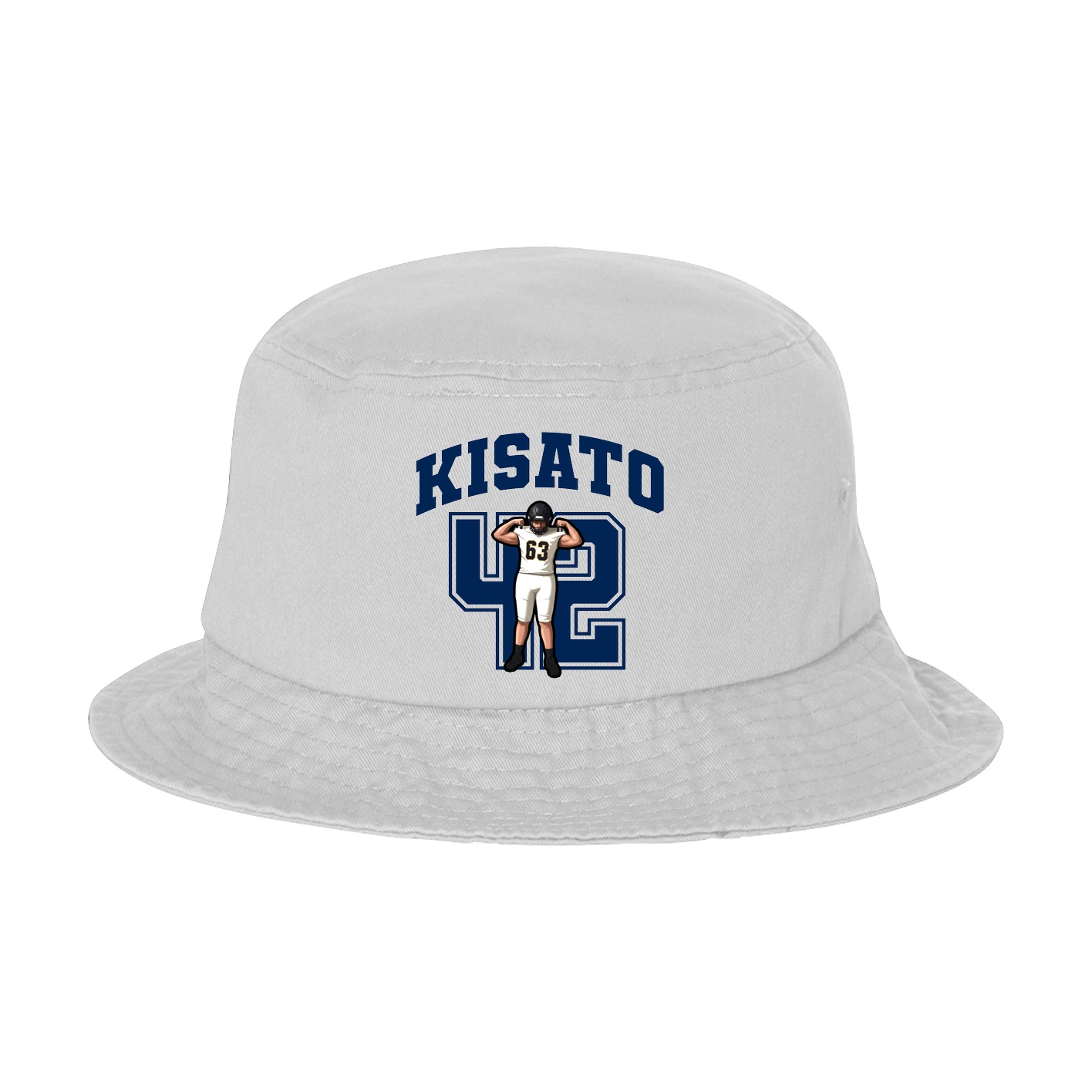 Bucket Cap — Number in White