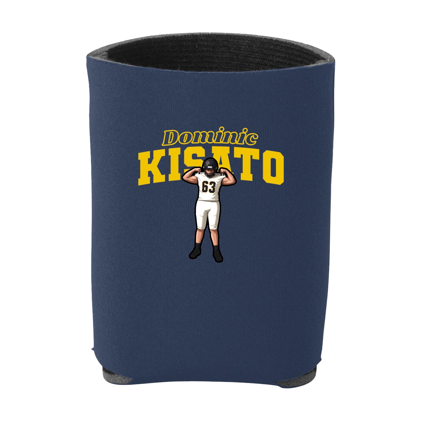Can Holder — Name Arch in Navy