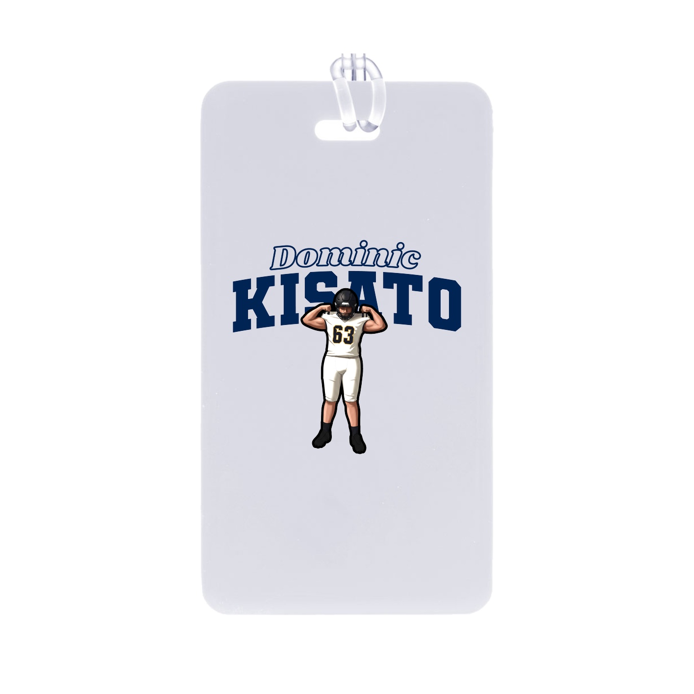 Bag Tag — Name Arch in Classic