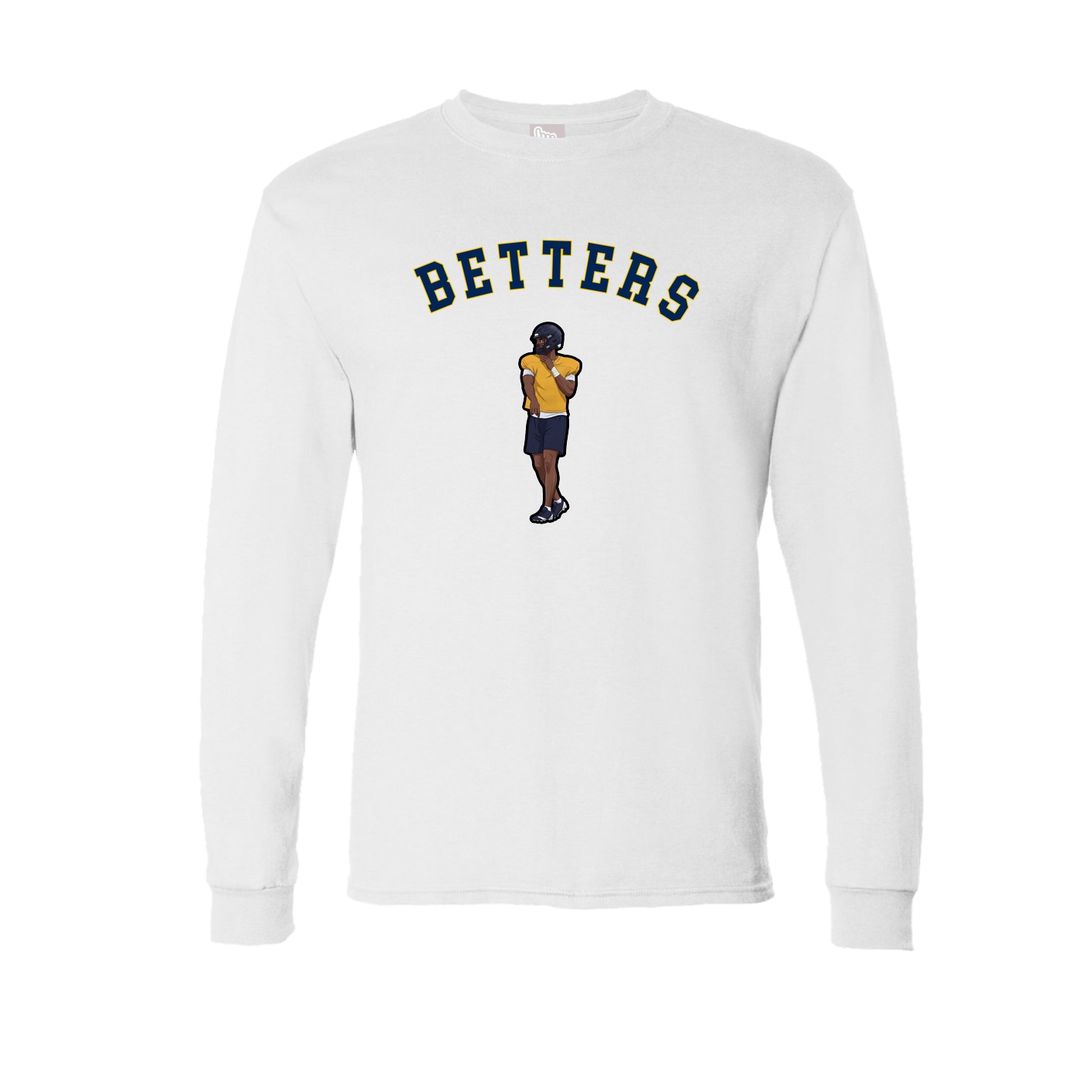 Long Sleeve Tee — Shirsey Arch in White