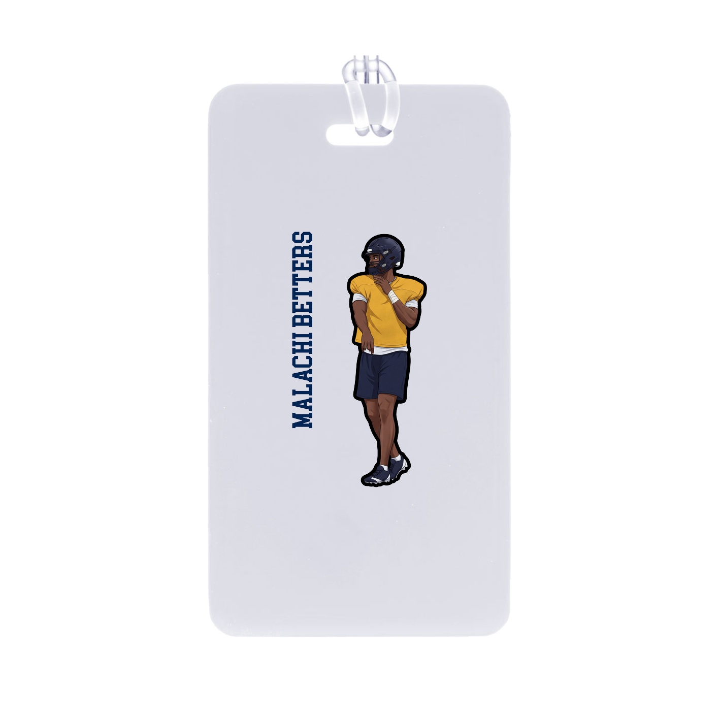 Bag Tag — Name Vertical in Classic