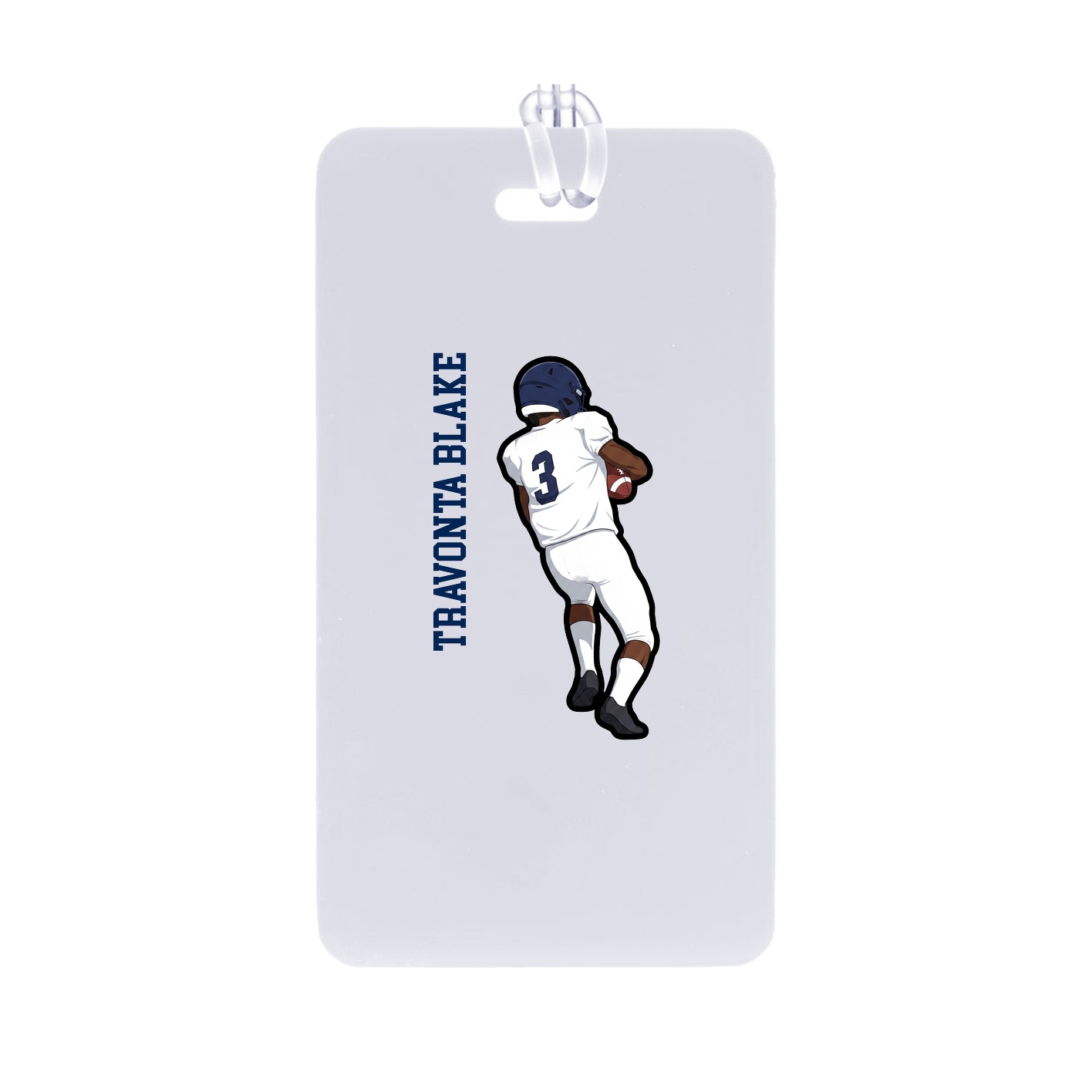 Bag Tag — Name Vertical in Classic