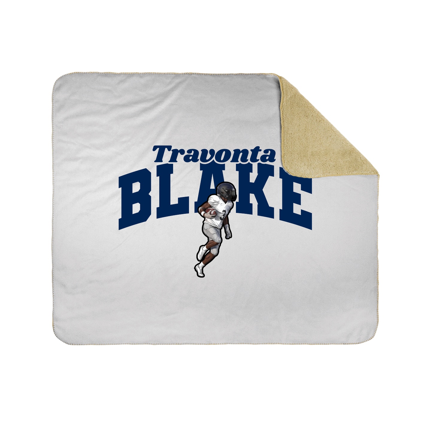 Throw Blanket — Signature Arch in White