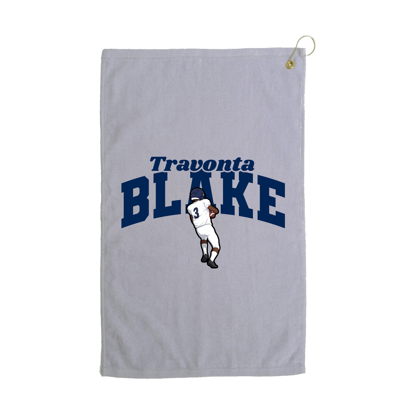 Golf Towel — Signature Arch in Grey