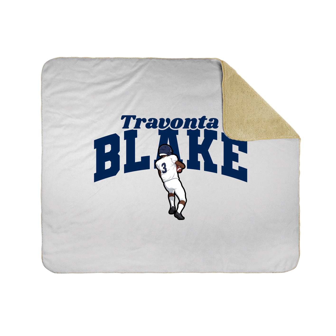 Throw Blanket — Signature Arch in White