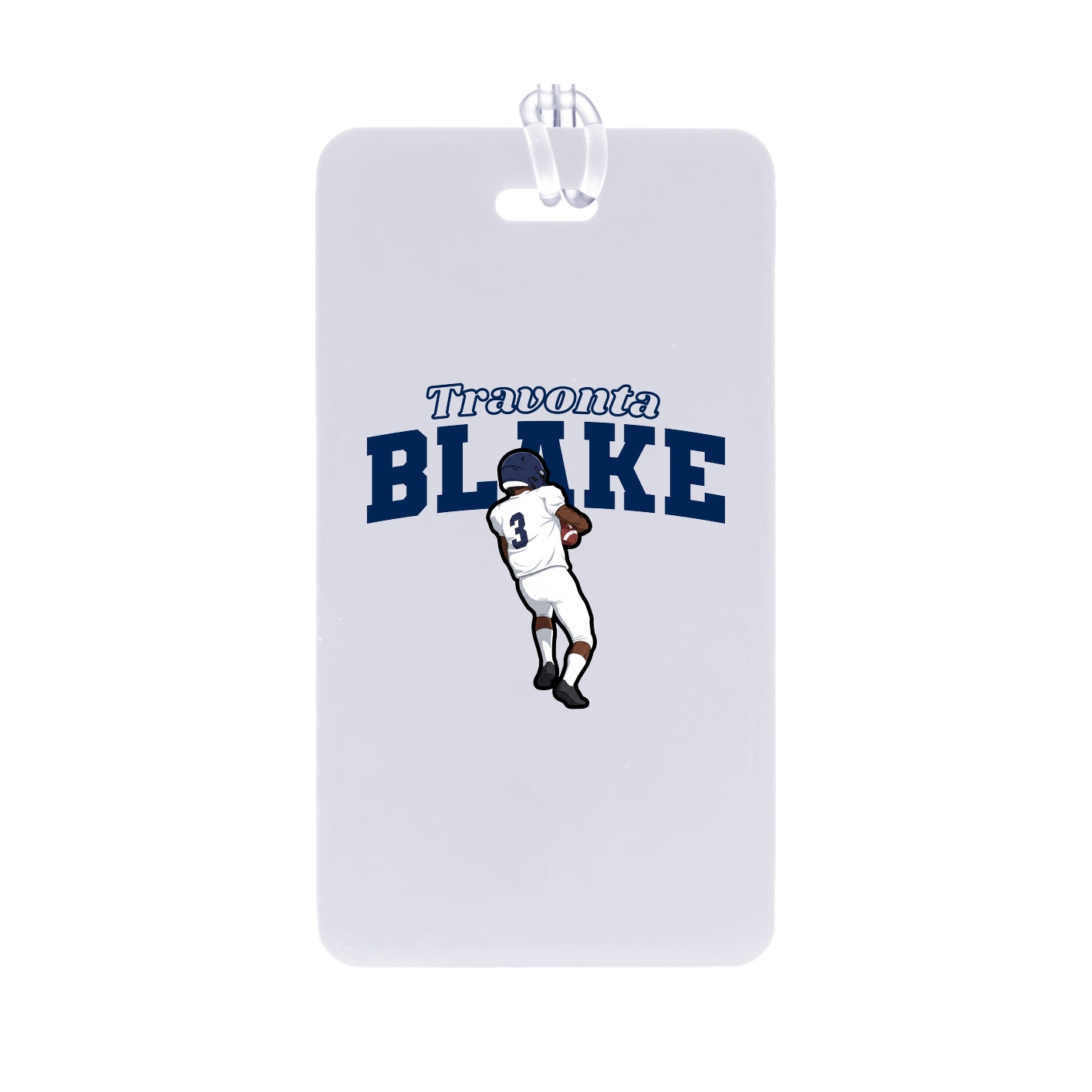 Bag Tag — Name Arch in Classic