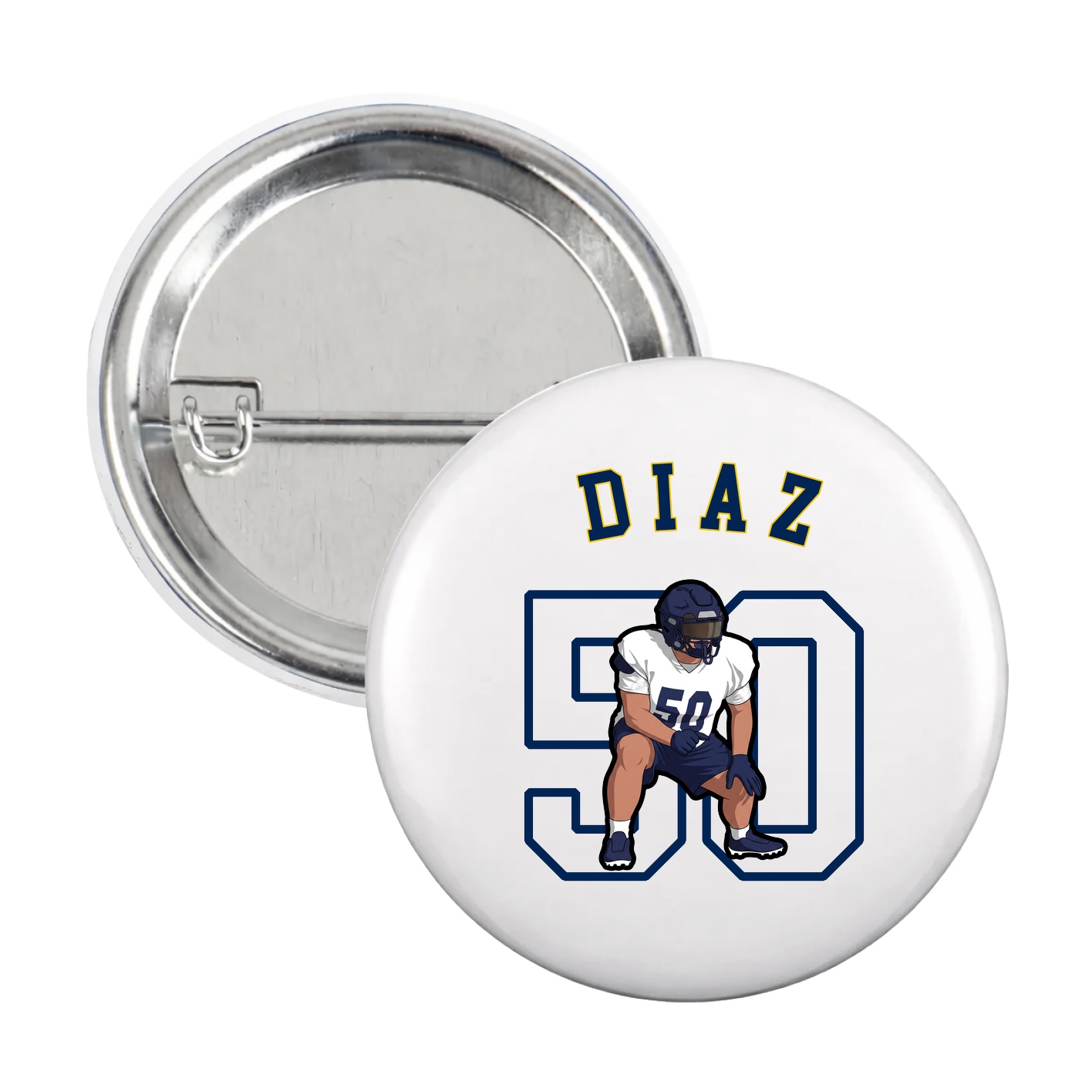 Game Day Button — Shirsey Arch in White