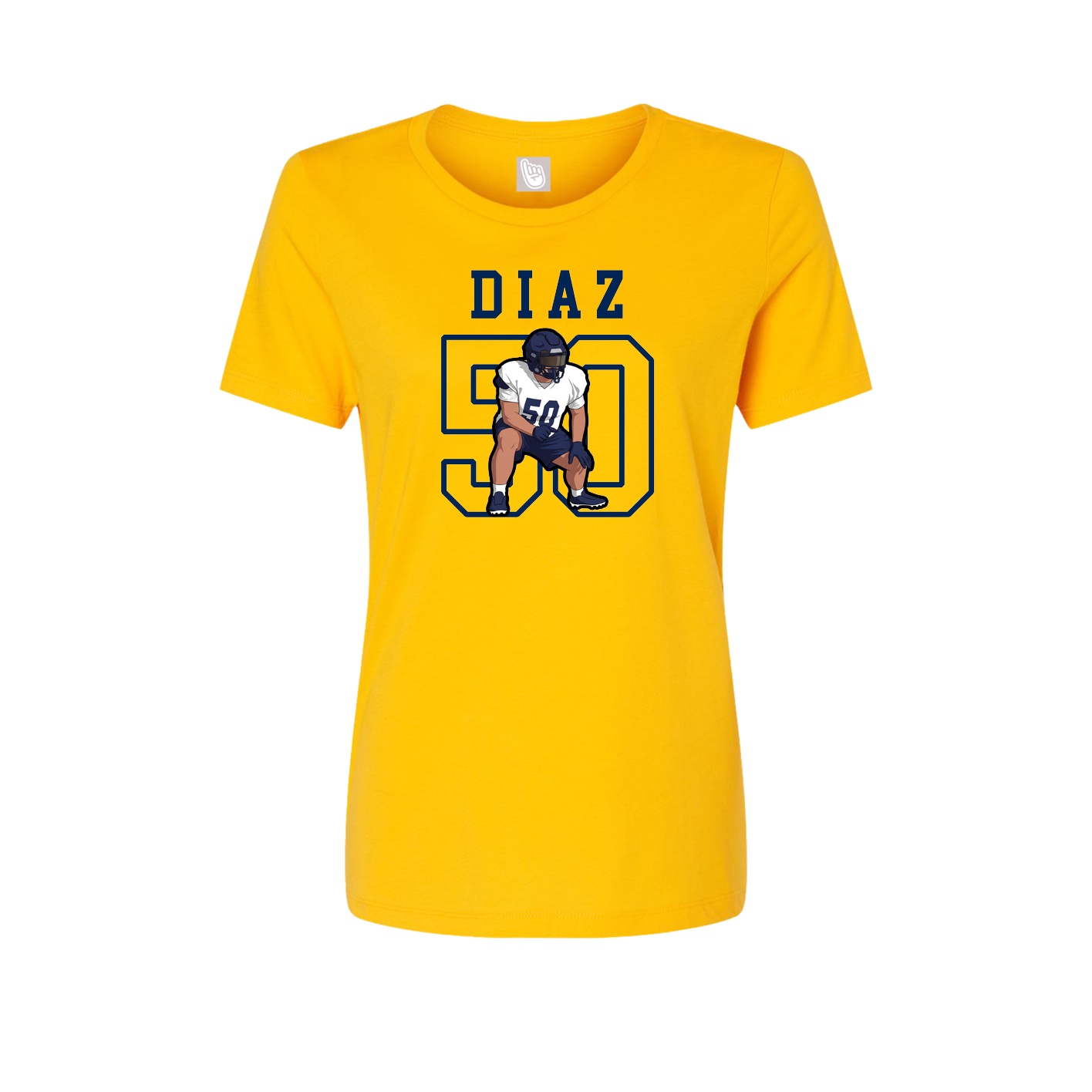 Fitted Women's Tee — Shirsey in Gold