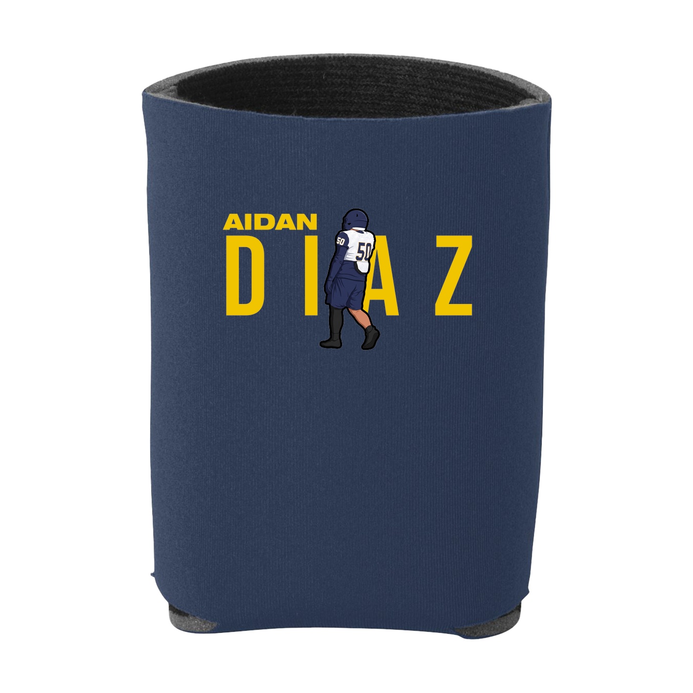 Can Holder — Player Name in Navy