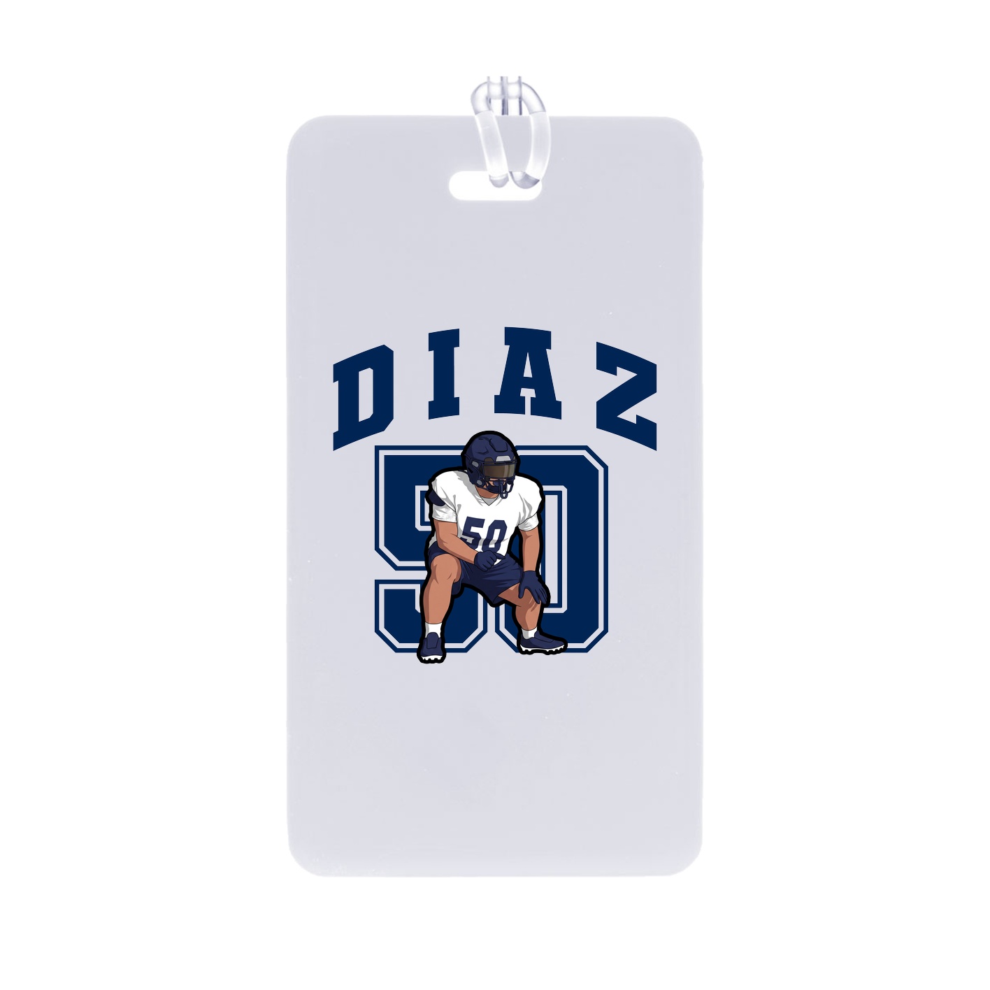 Bag Tag — Number in Classic