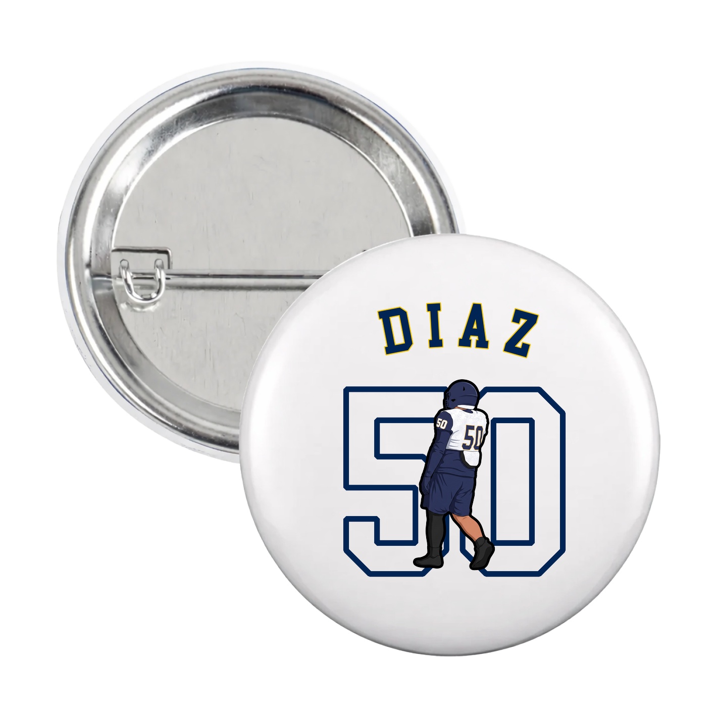 Game Day Button — Shirsey Arch in White
