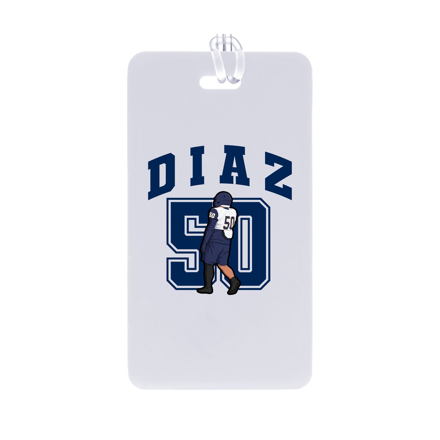Bag Tag — Number in Classic