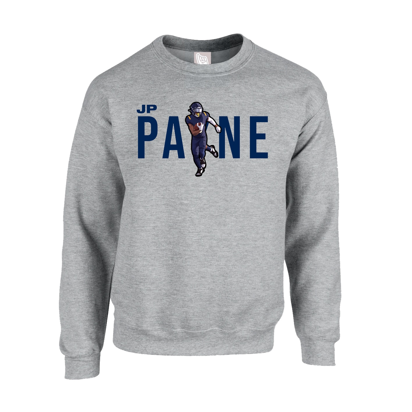 Fleece Crew — Player Name in Grey