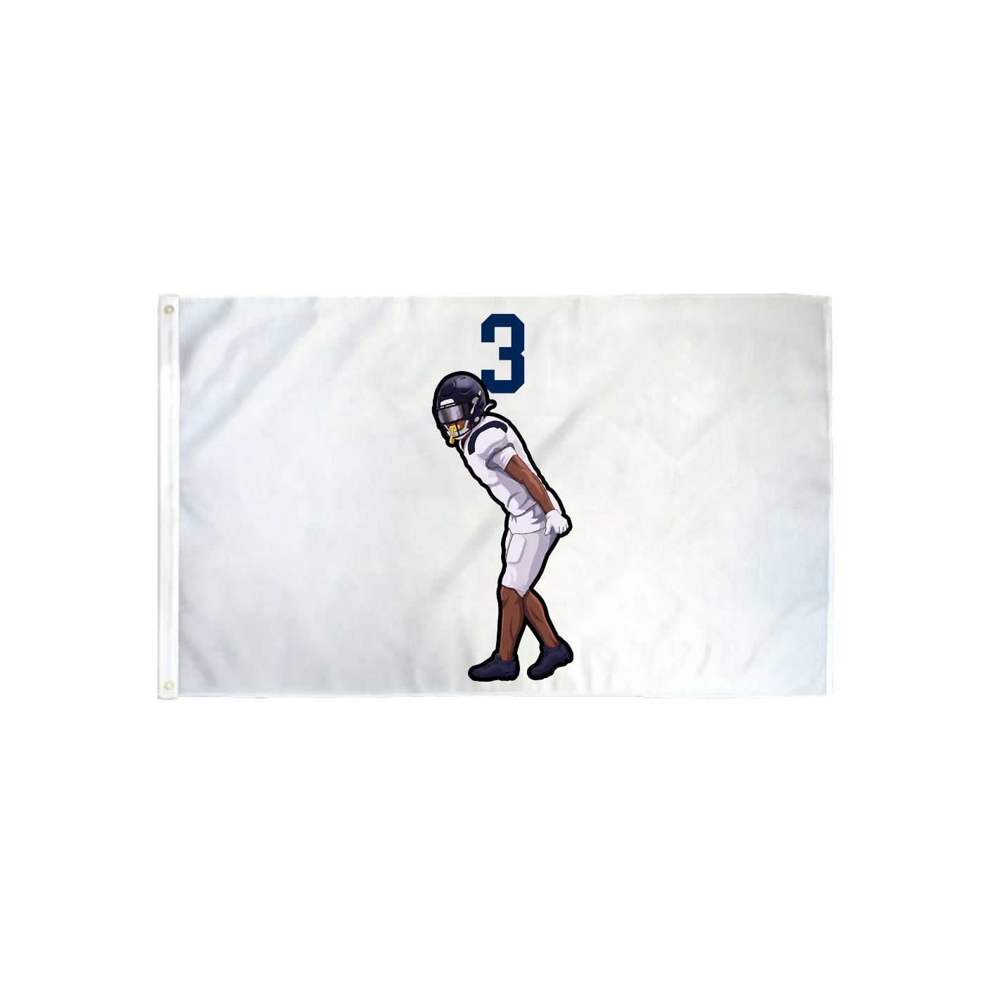 3x5 Flag — Number Top in Classic