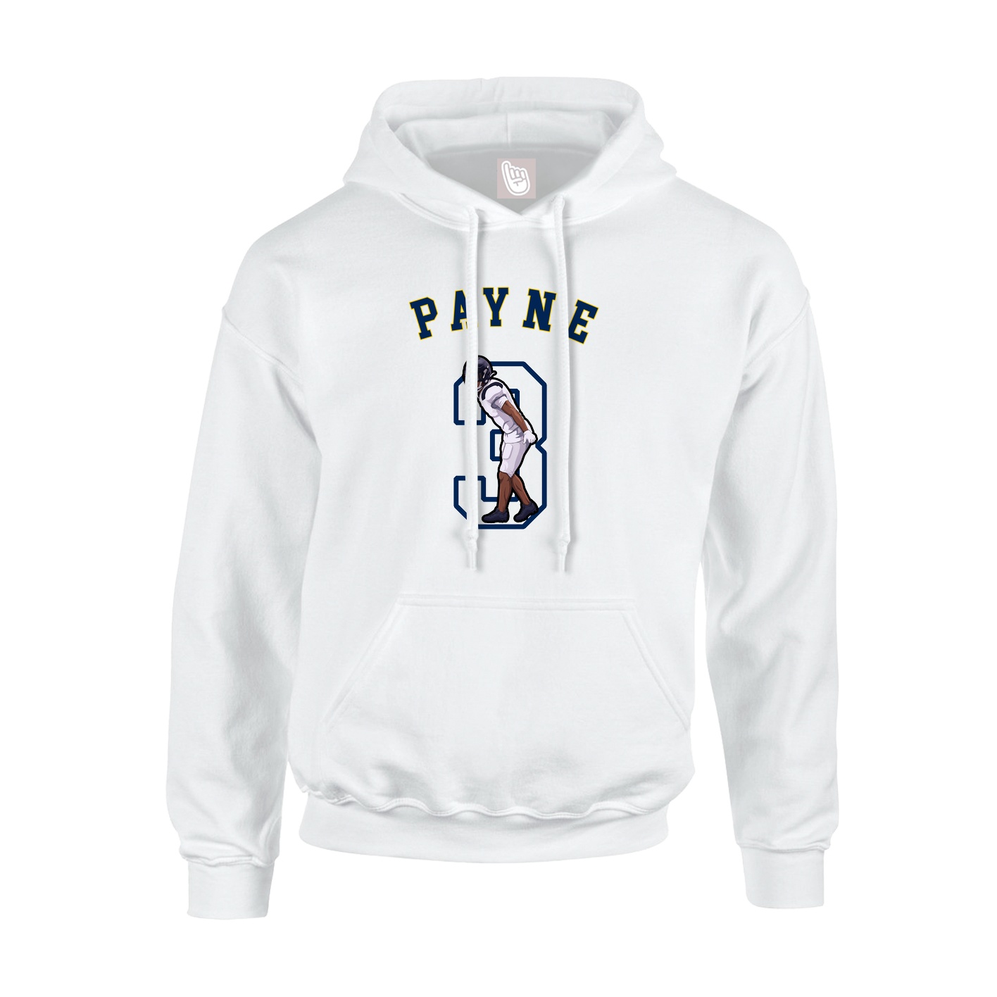 Youth Hoodie — Shirsey Arch in White