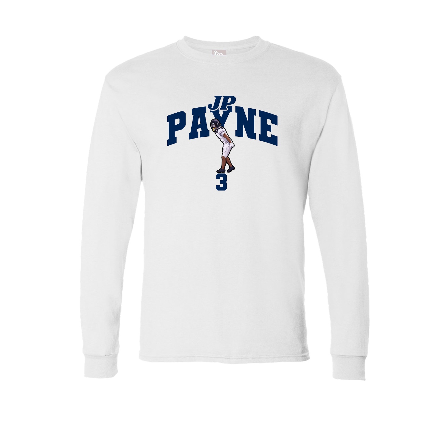 Long Sleeve Tee — Signature Arch in White