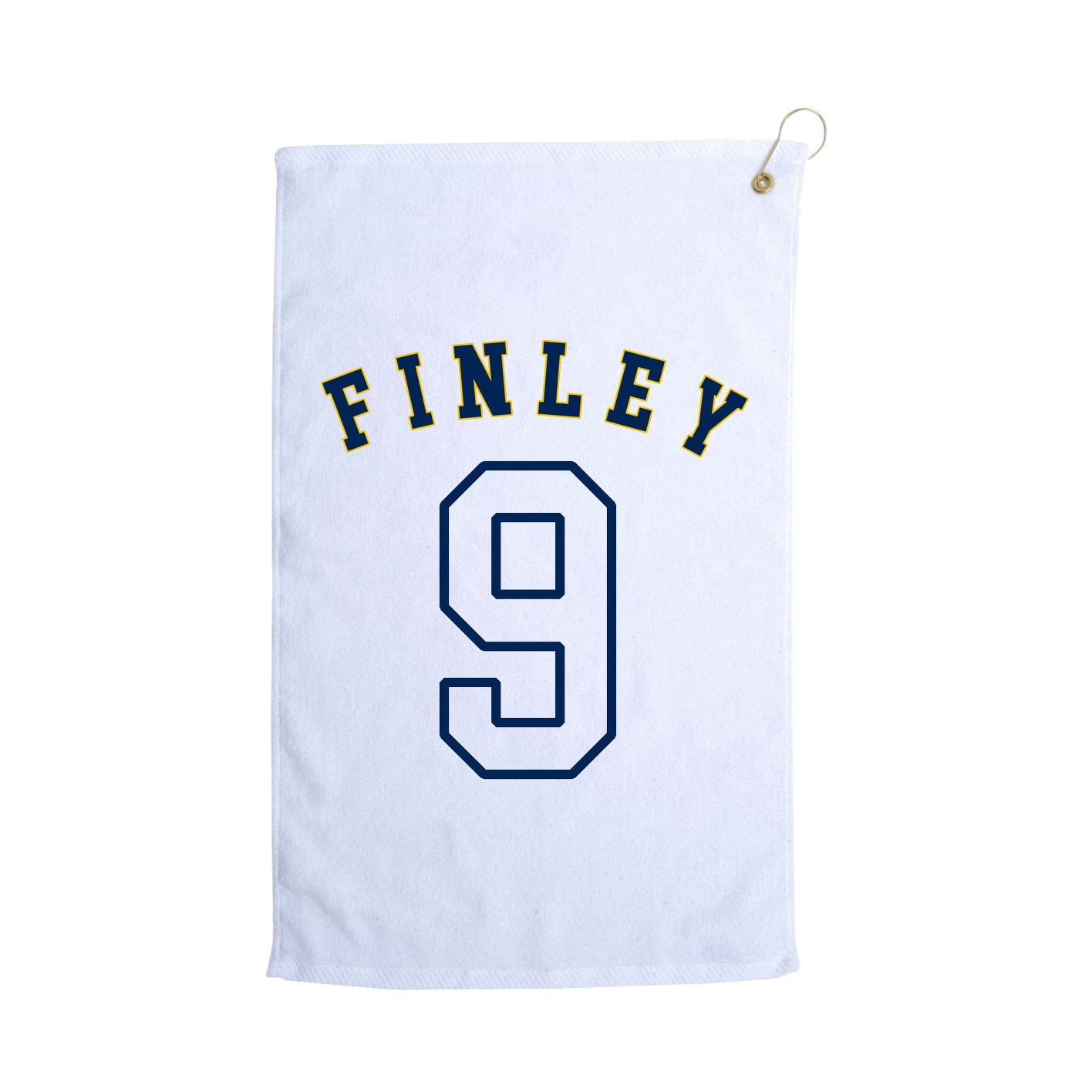 Golf Towel — Shirsey Arch in White