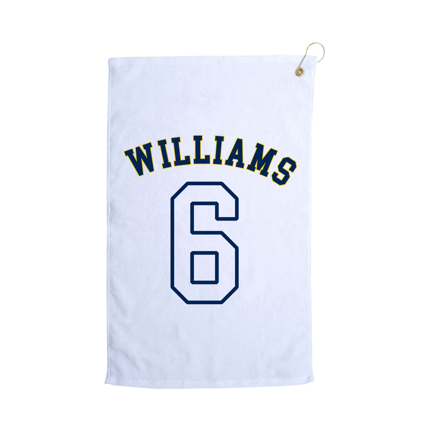 Golf Towel — Shirsey Arch in White