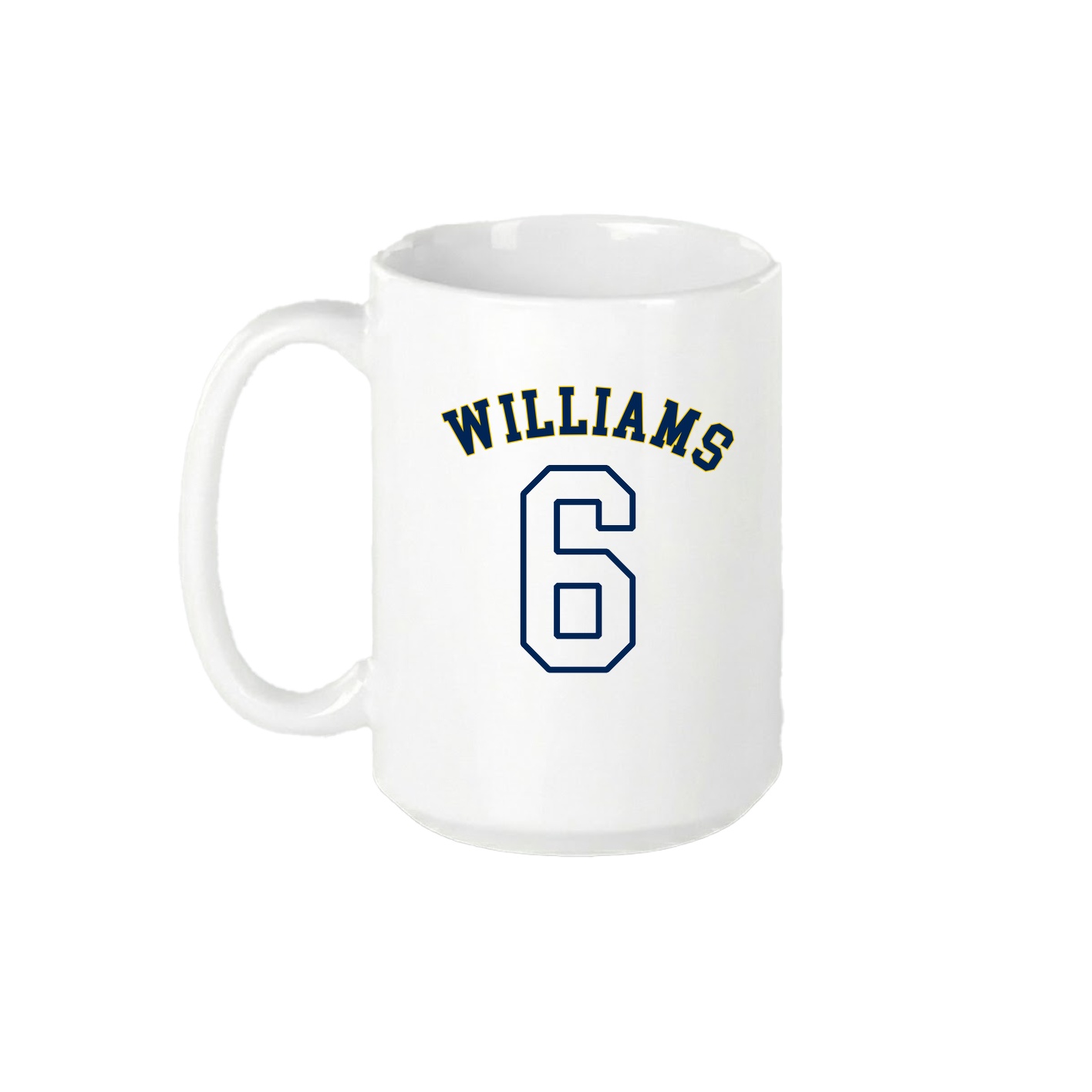 15oz Coffee Mug — Shirsey Arch in White