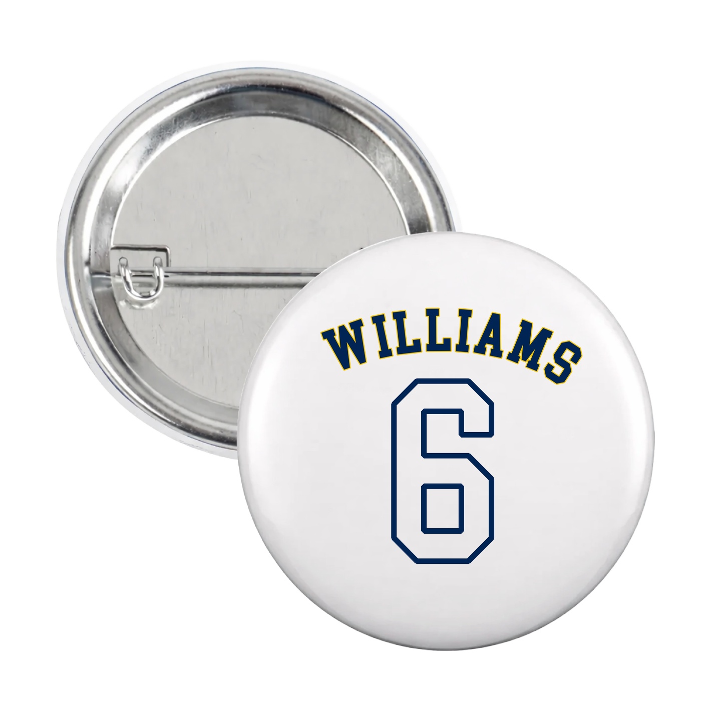 Game Day Button — Shirsey Arch in White