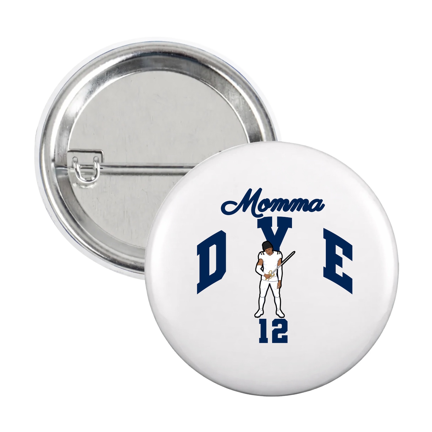 Game Day Button — Mothers Day Arch in White