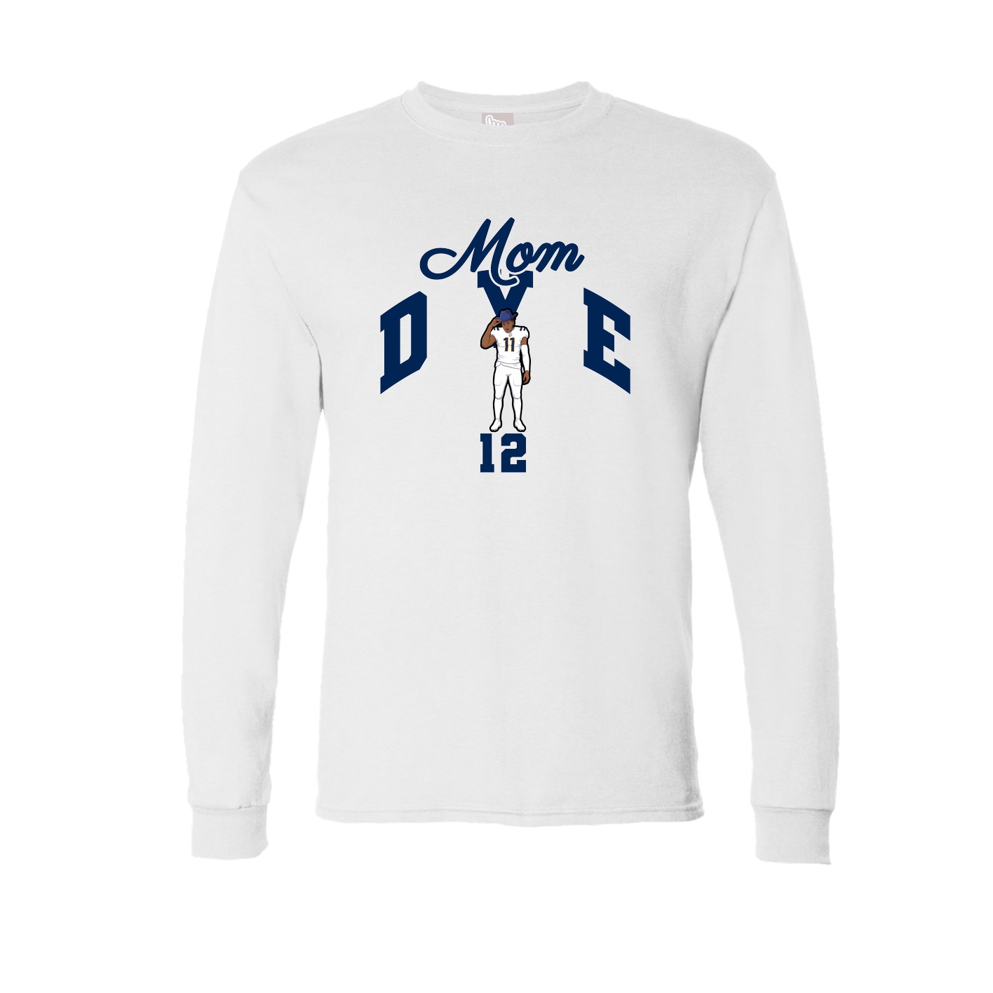 Long Sleeve Tee — Mothers Day Arch in White