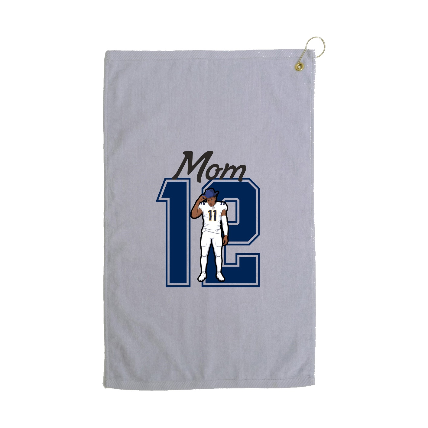 Golf Towel — Mothers Day Shirsey in Grey