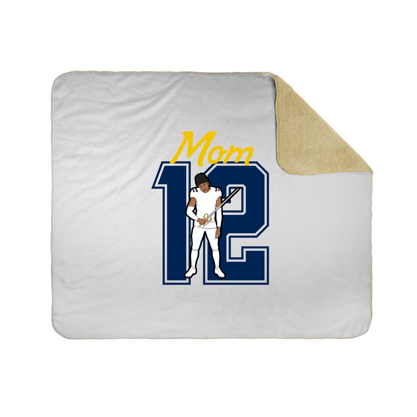 Throw Blanket — Mothers Day Shirsey in White