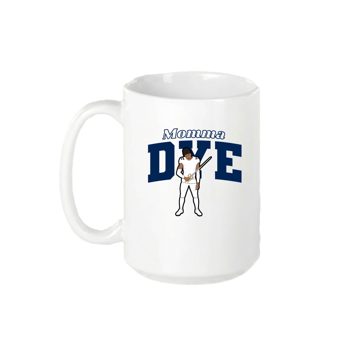 15oz Coffee Mug — Mothers Day Block in White