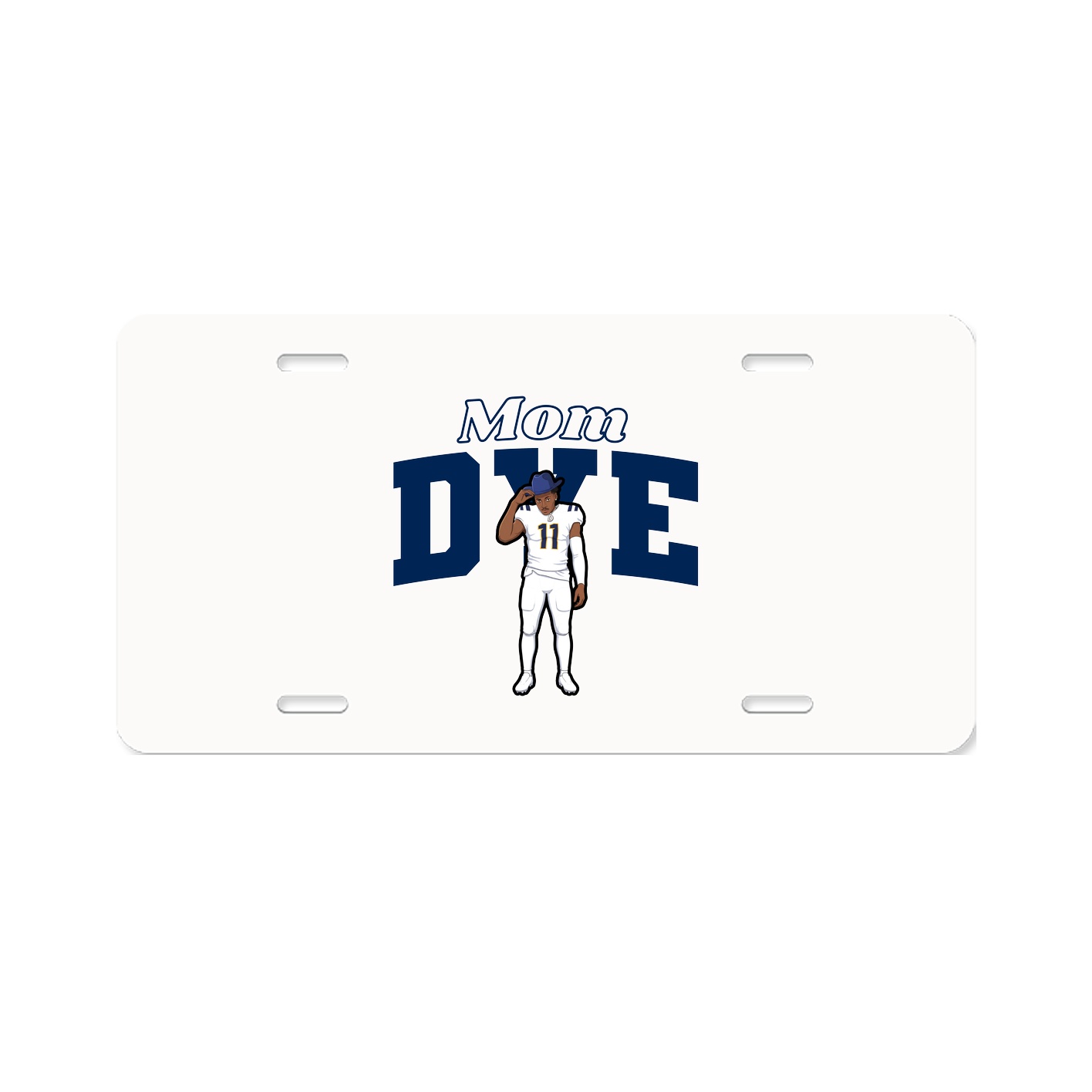License Plate — Mothers Day Block in Classic