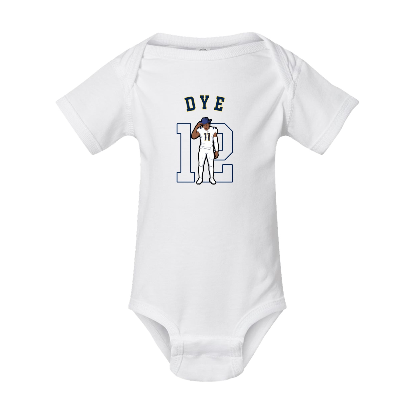 Baby Onesie — Shirsey Arch in White