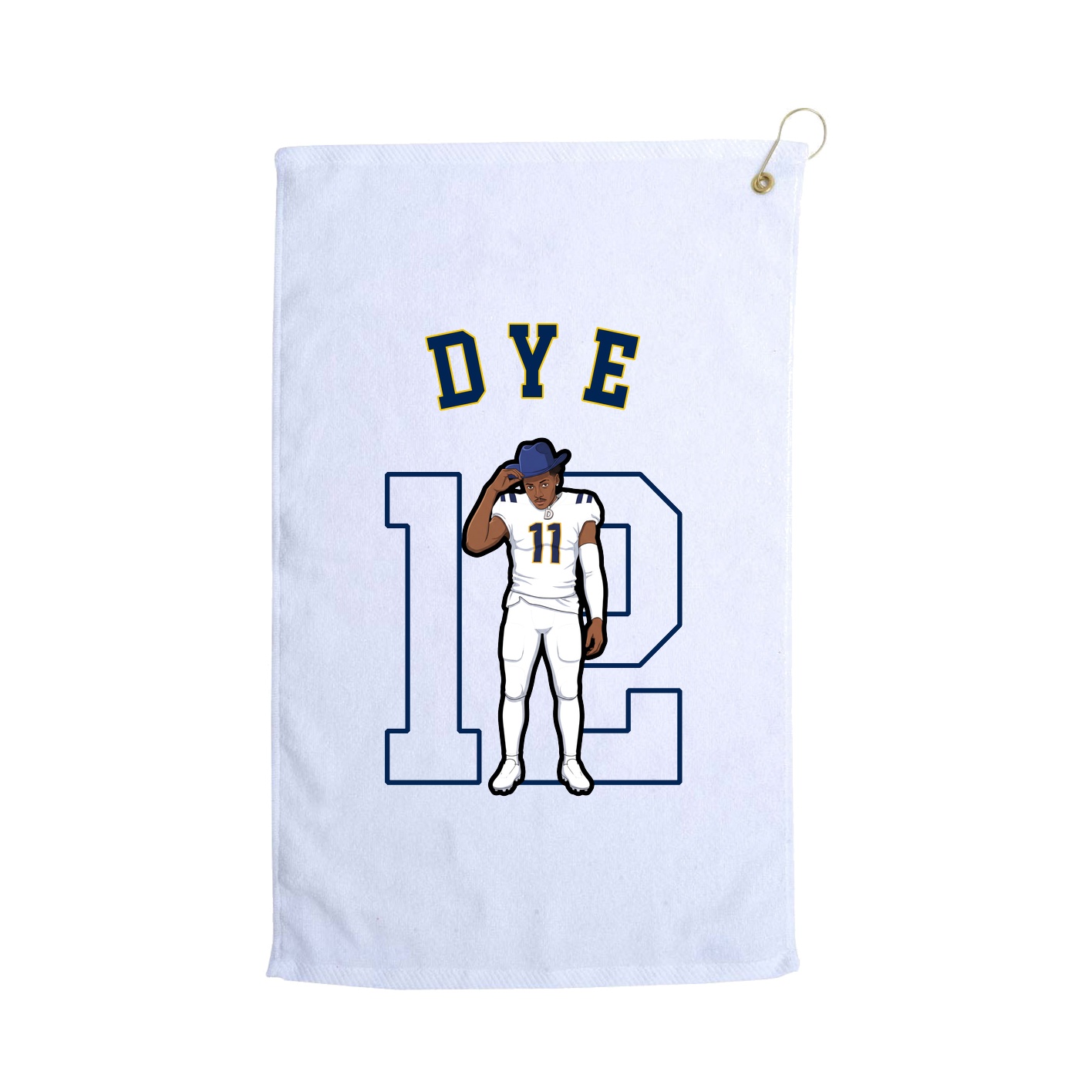 Golf Towel — Shirsey Arch in White