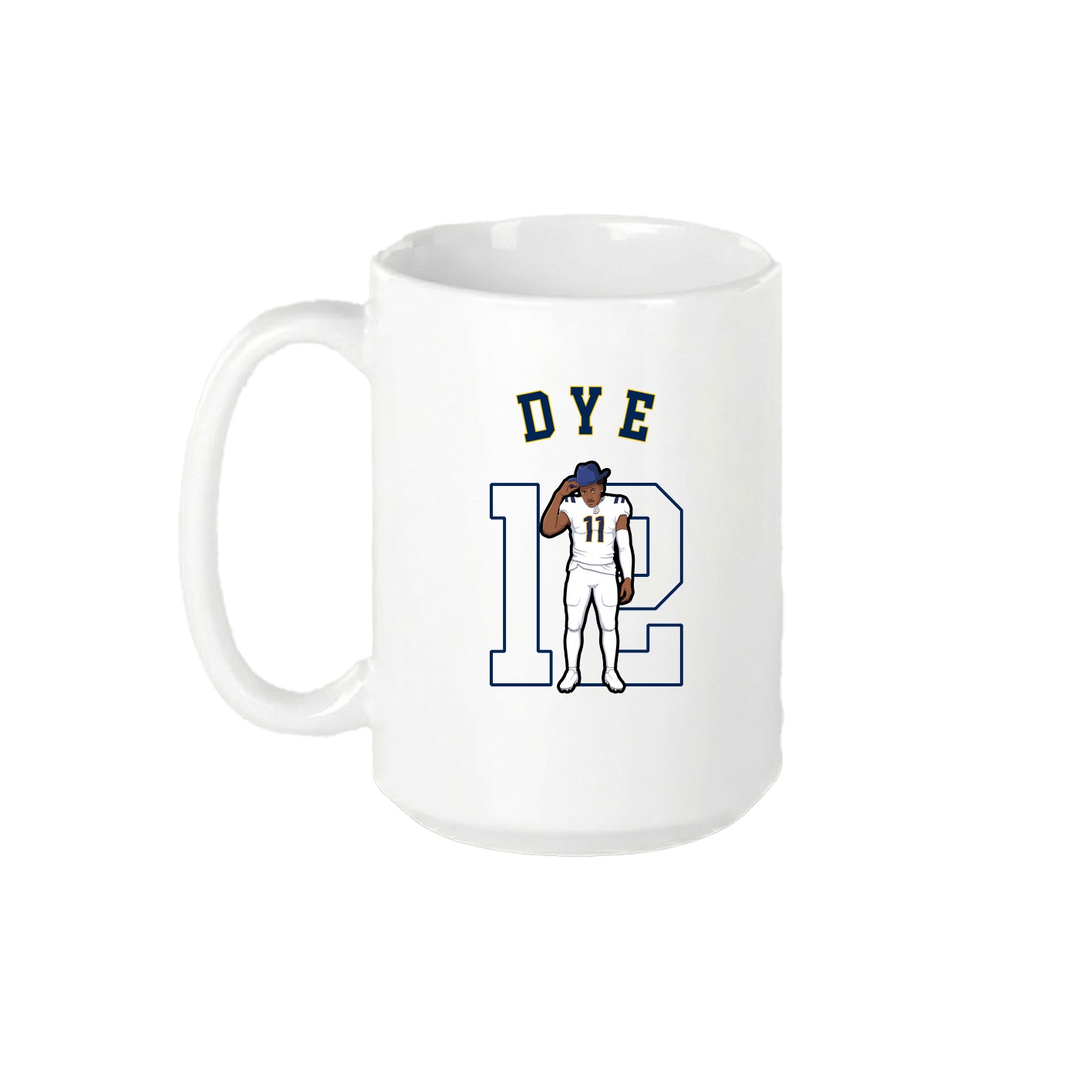 15oz Coffee Mug — Shirsey Arch in White