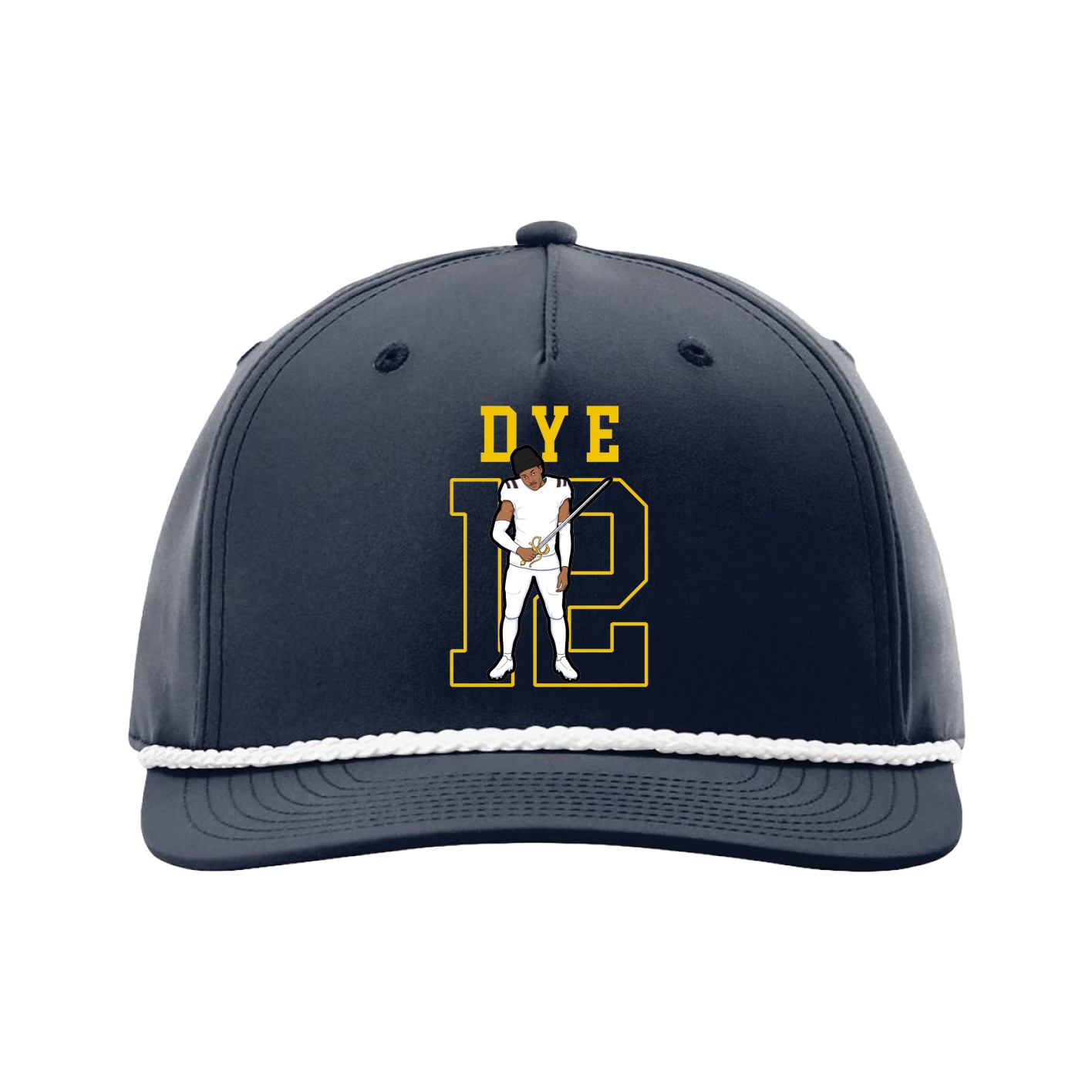 Five-Panel Classic Rope Cap — Shirsey in Navy